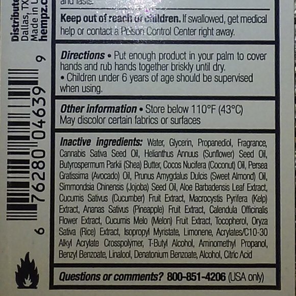 Hempz Sweet Pineapple & Honey Melon Sanitizer Set - Picture 6 of 6